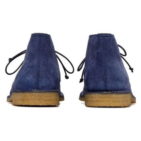 Silvano Sassetti Londra Blue Suede Ankle Boots - Silvano Sassetti