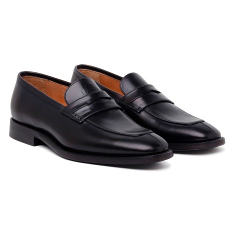 Silvano Sassetti Marsiglia Navy Leather Loafers - Silvano Sassetti