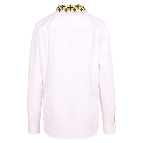 Des Phemmes Embellished Collar Cotton Shirt 42