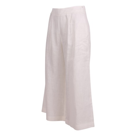 Ermanno Scervino Crop Linen Trousers 40