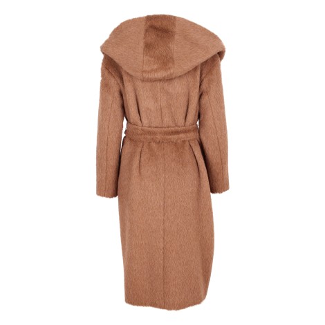 'S Max Mara 'Egeria' Alpaga Hooded Coat 36