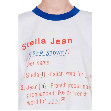 STELLA JEAN T- shirt con logo Dictionary