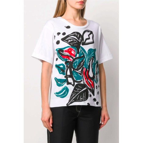 MARNI T-shirt con stampa fiori