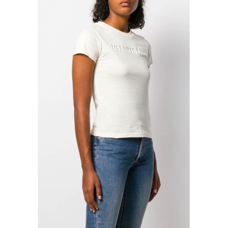 HELMUT LANG T-shirt con logo ricamato