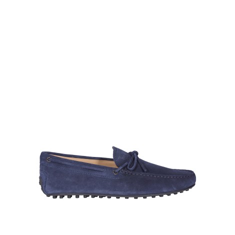 TOD'S CITY GOMMINO MOCASSINO IN PELLE SCAMOSCIATA - BLU XXM42C00050RE0U820