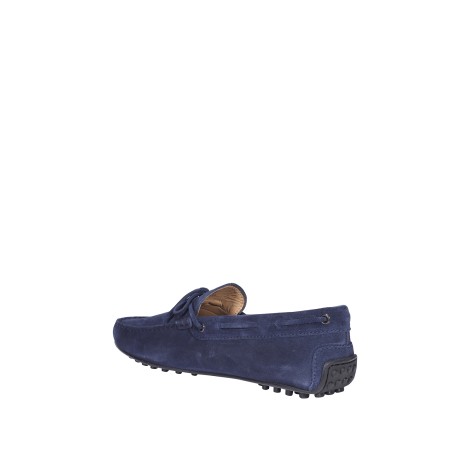 TOD'S CITY GOMMINO MOCASSINO IN PELLE SCAMOSCIATA - BLU XXM42C00050RE0U820