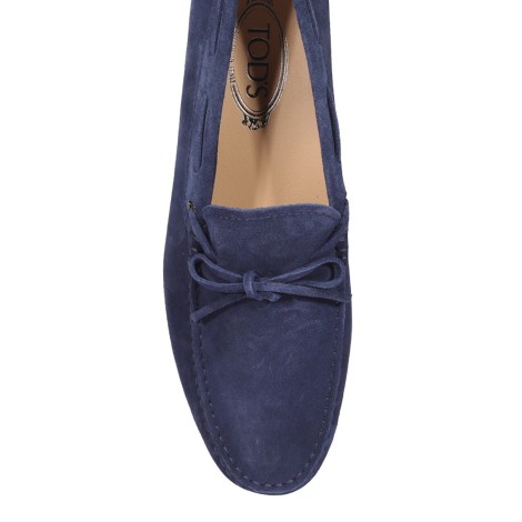 TOD'S CITY GOMMINO MOCASSINO IN PELLE SCAMOSCIATA - BLU XXM42C00050RE0U820