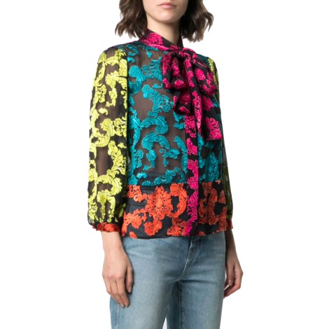 ALICE & OLIVIA Blusa Jeannie con fiocco