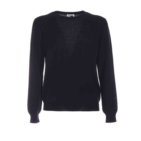 HERITAGE MAGLIONE GIROCOLLO NERO 0400GC2000015