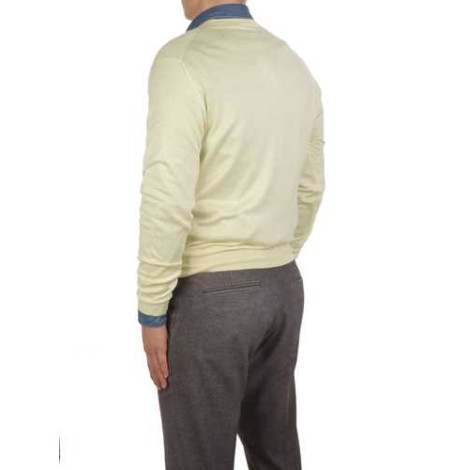 CRUCIANI | Men's Cashmere and Silk V-Neck Sweater