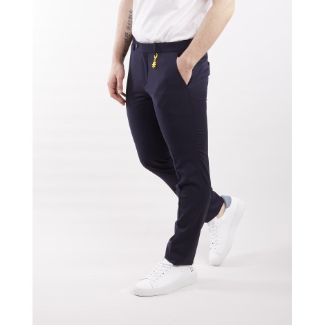 MANUEL RITZ Pantalone in fresco lana Manuel Ritz