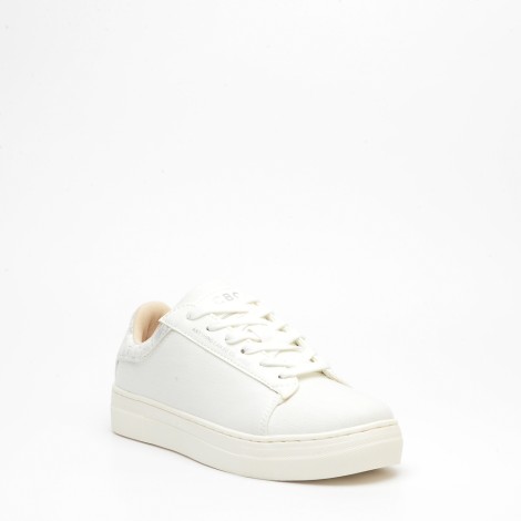 Sneakers in ecopelle bianca