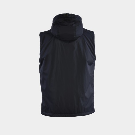 Gilet in tessuto tecnico blu