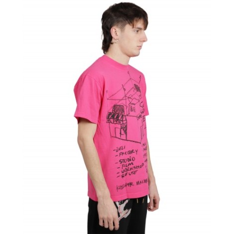 KidSuper fuchsia Community Center Sketch t-shirt