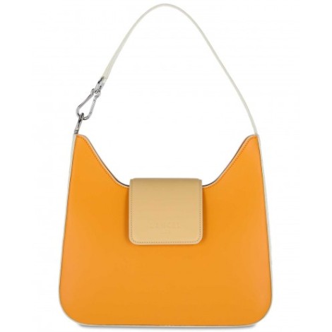 Lancel orange Sixtine de Lancel hobo bag