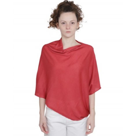 Nenah dust red Poncho top