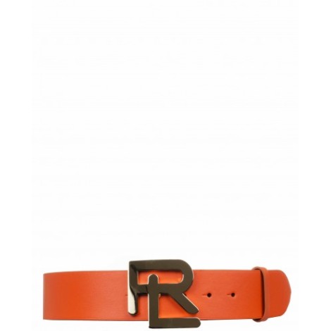 Ralph Lauren orange RL logo belt