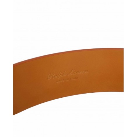 Ralph Lauren orange RL logo belt