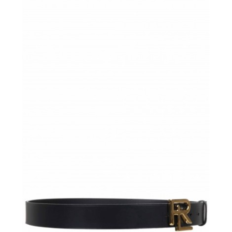 Ralph Lauren navy RL logo belt