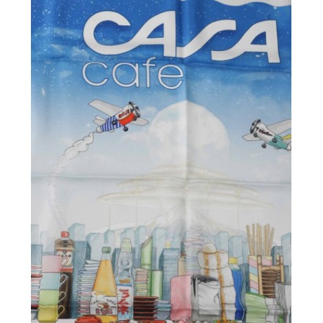 Casablanca printed Casa Cafe foulard L