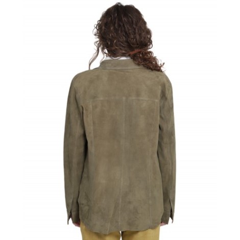 Furling green Valery overshirt