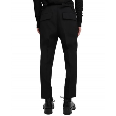 Sapio black wool trousers