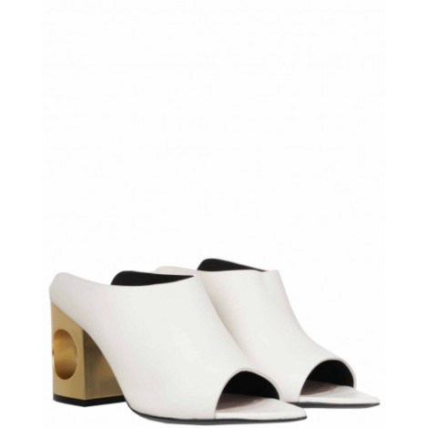 Coliac white Zack mules