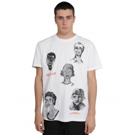 Kidsuper white Faces t-shirt