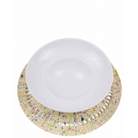 Sensi Studio multicolor Pollock round placemat