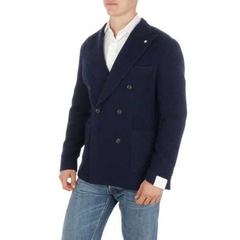 LBM 1911 | Men's Double-Breasted Honeycomb Blazer