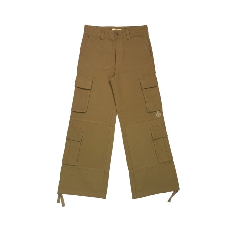 Pantalone Cargo Wide Beige