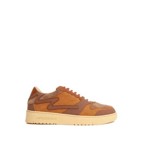 Sneaker Metal Margom Marrone in Pelle