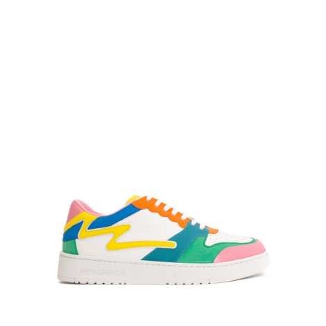 Sneaker Metal Margom Pastel in Pelle