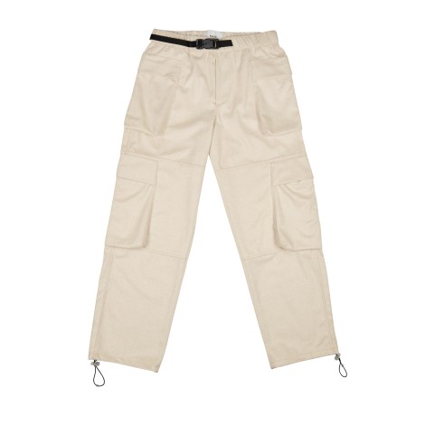 Pantalone Cargo Sabbia in misto Lana