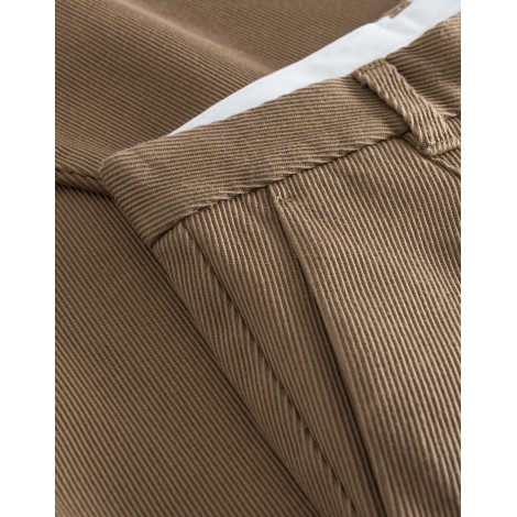 Pantalone Aaren Marrone in Cotone