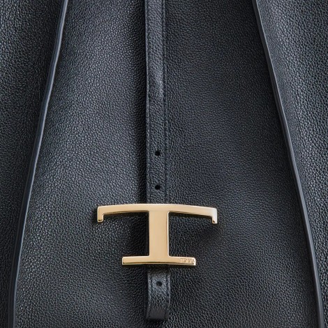 TOD'S BORSA SHOPPING TIMELESS IN PELLE MEDIA - NERO XBWTSBA0300Q8EB999