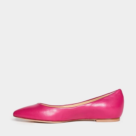 Ballerina in pelle fucsia