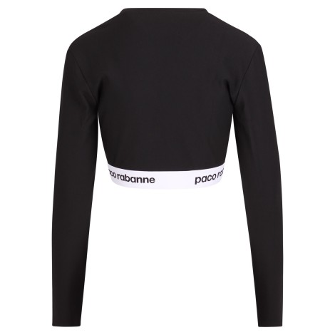 Paco Rabanne Long Sleeves Short Top 40
