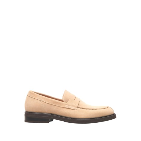 Mocassino Blake in Pelle Scamosciata Beige