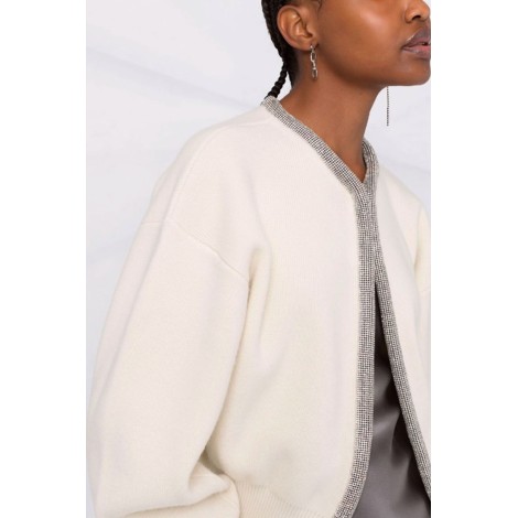 ALEXANDER WANG Cardigan con strass