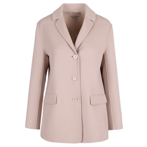 'S Max Mara 'Jour' Single-Breasted Virgin Wool Coat 46