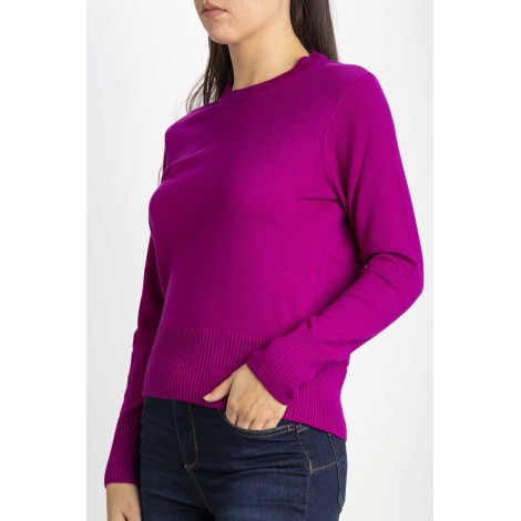 SLIM SHIRT ROUND NECK M/L