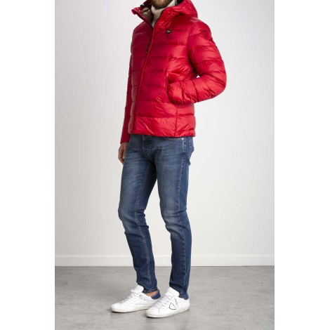 DOWN JACKET WITH SERGIO CAP