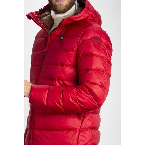 DOWN JACKET WITH SERGIO CAP