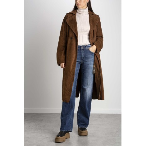 TRENCH RAFAELA SUEDE PLAIN