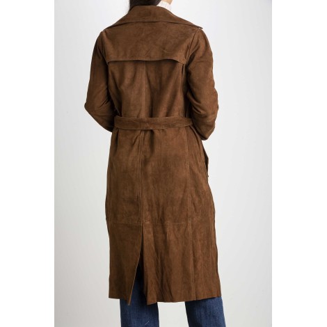 TRENCH RAFAELA SUEDE PLAIN