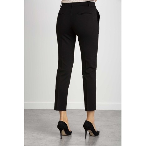 CIGARETTE-FIT CLOTH POINT TROUSERS