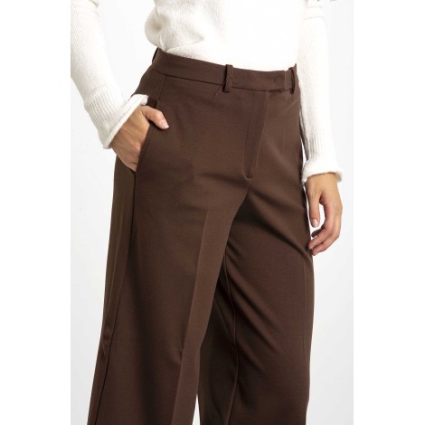 STRETCH WIDE TROUSERS