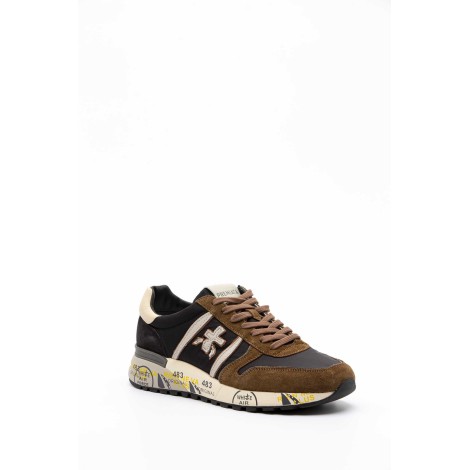 SUEDE AND NYLON 'LANDER' SNEAKERS