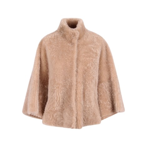 S.W.O.R.D. 6644 Shearling Effect Short Coat 44